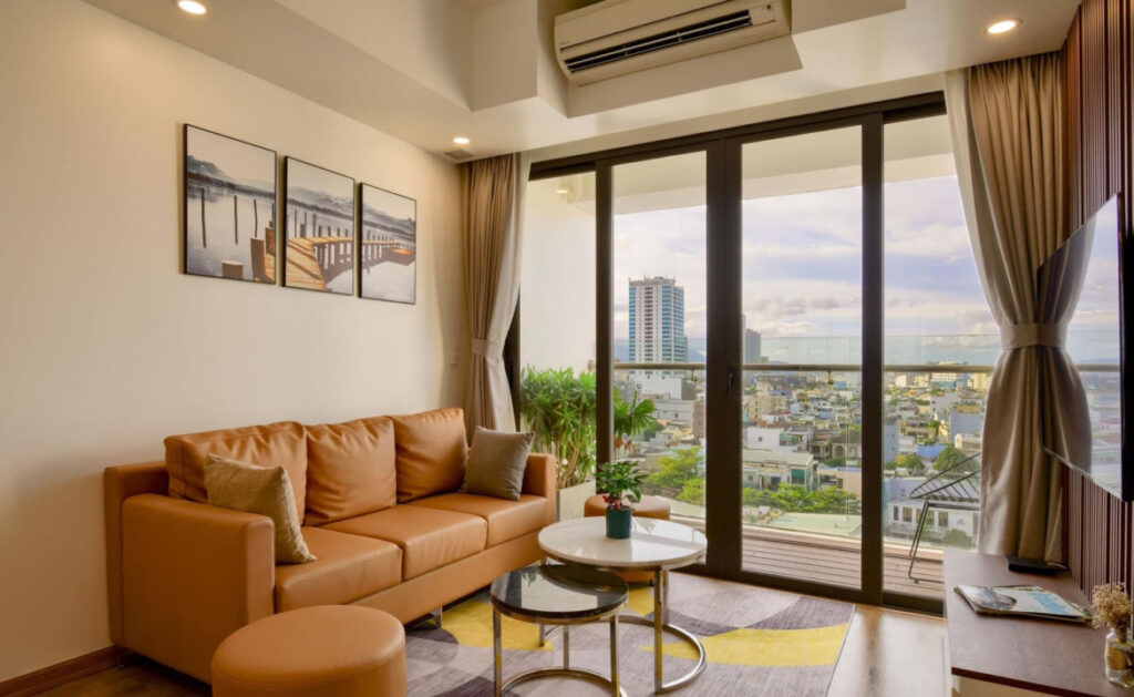 Luxury design of Hiyori apartment in Da Nang for rent